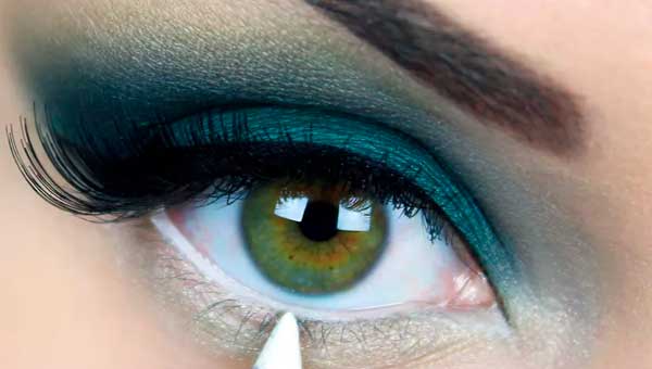 какие тени подходят для зеленых глаз